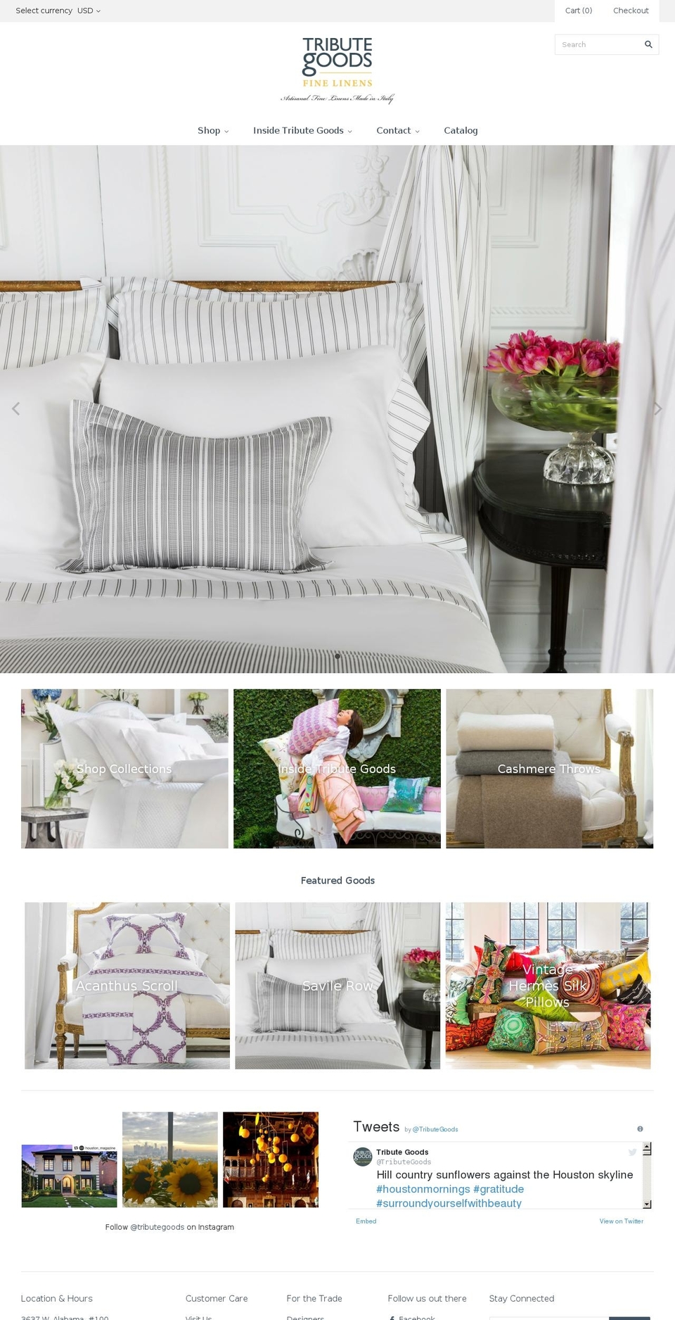 TributeGoods Shopify theme site example karenpulaski.com