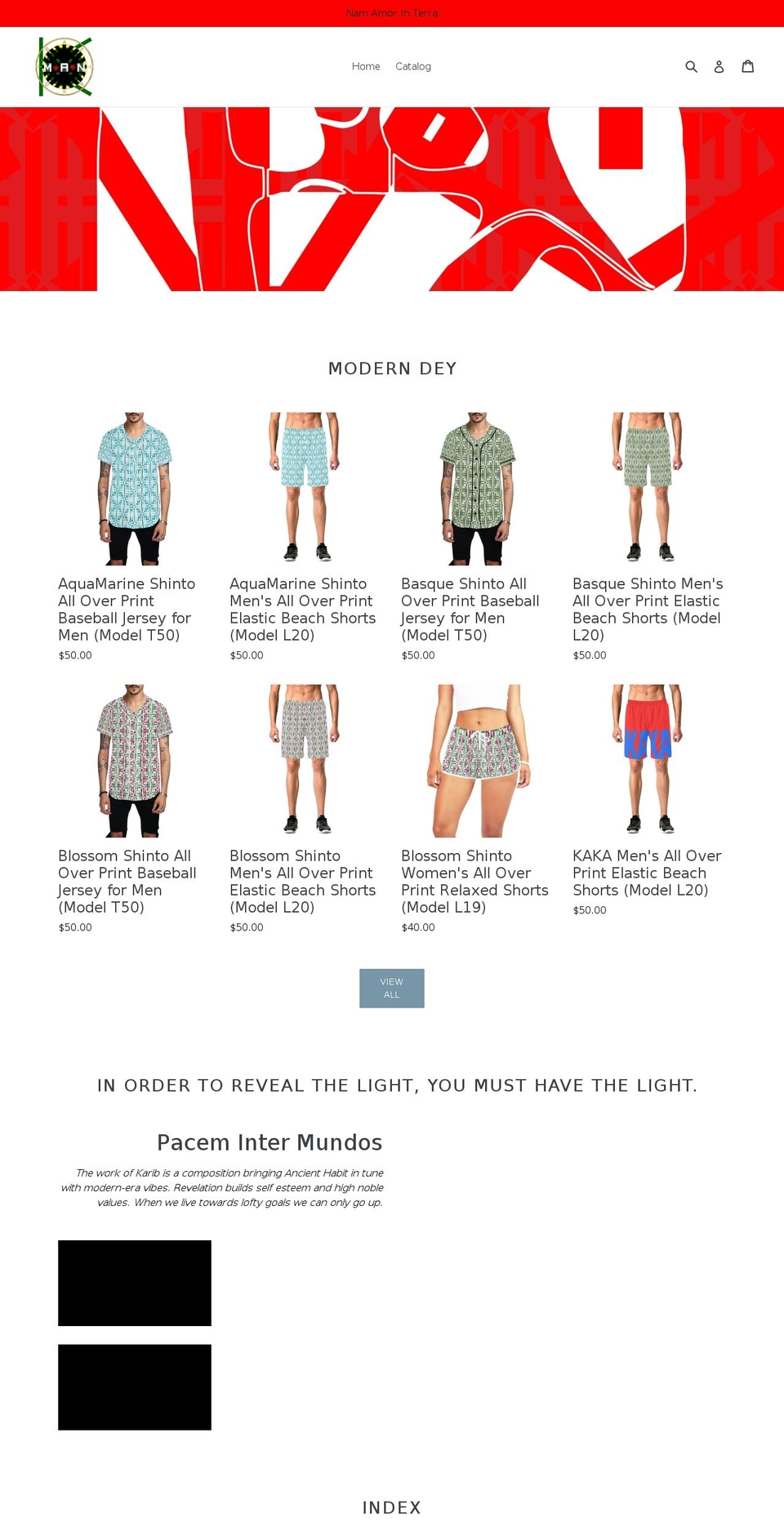 karibkouture.com — Shopify storefront screenshot