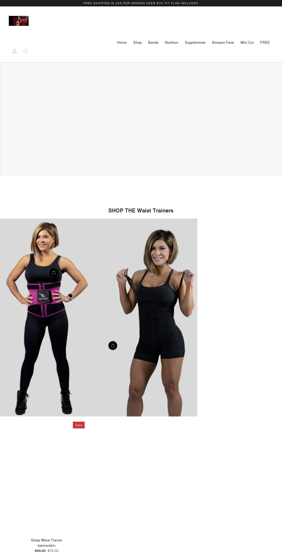 karinarabin.com shopify website screenshot