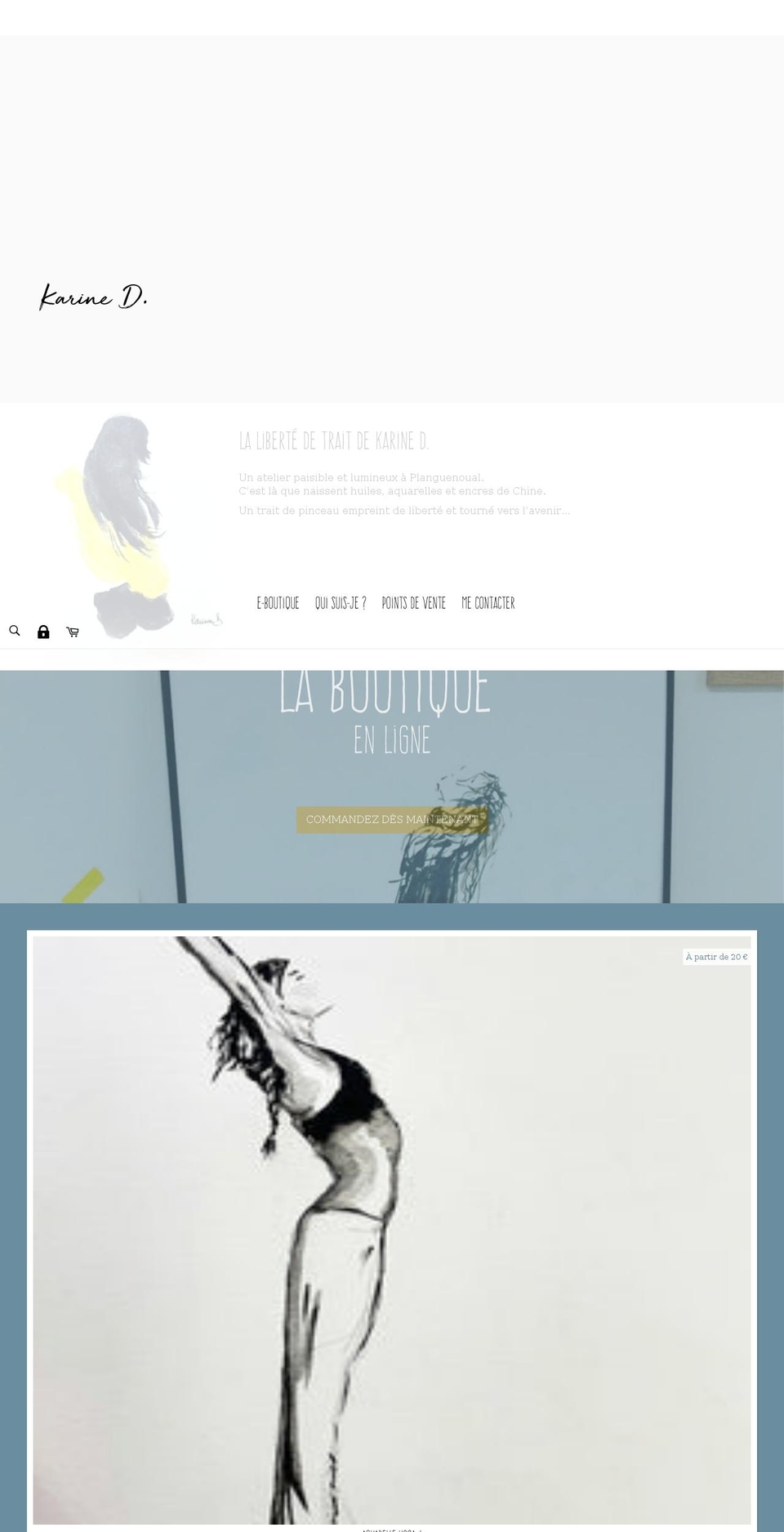 karine-d.com shopify website screenshot