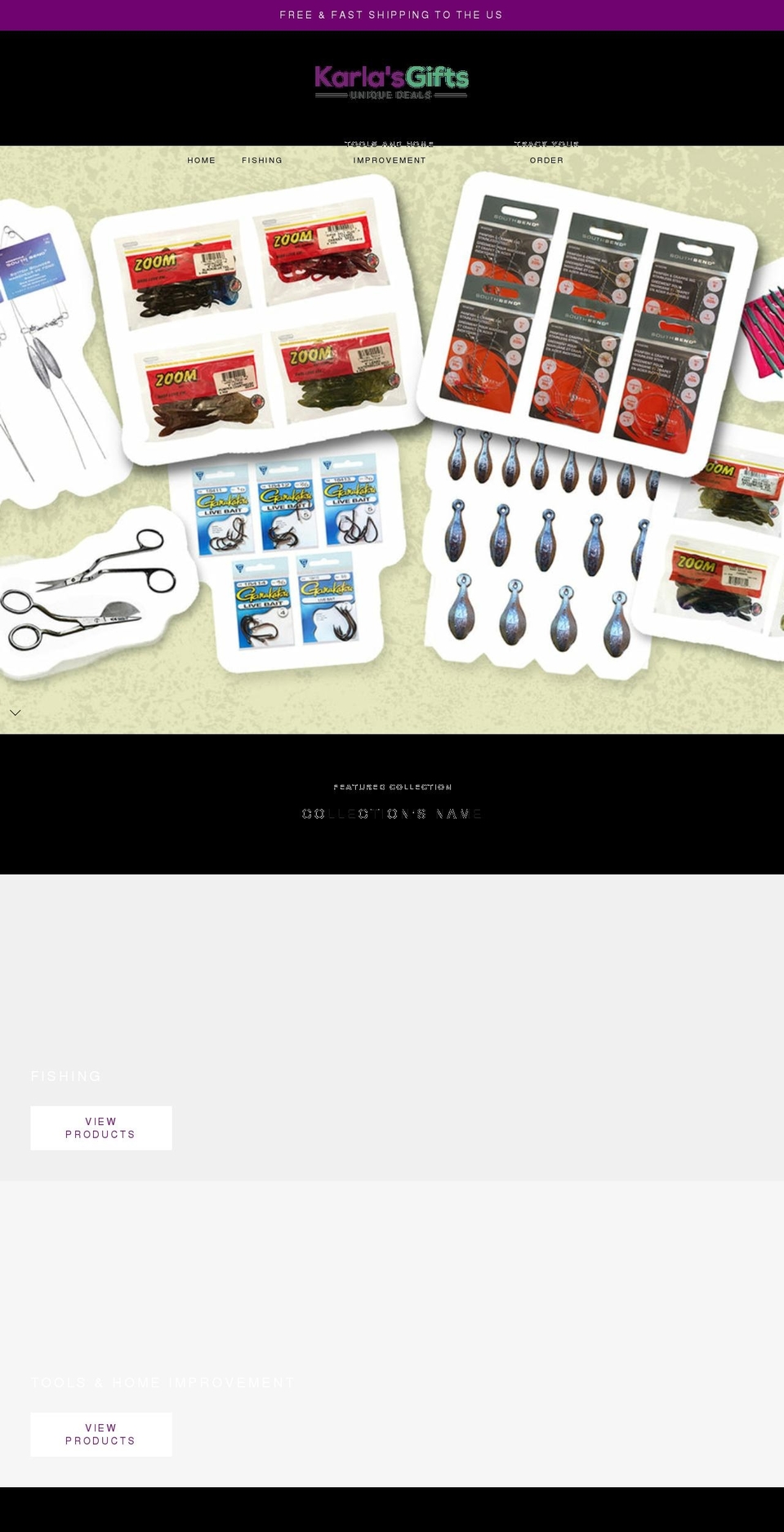 karlasgifts.com shopify website screenshot