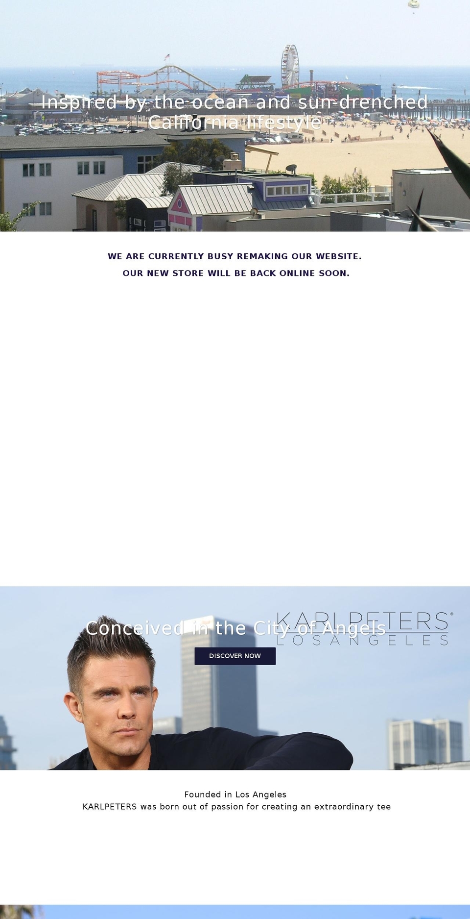 karlpeters-la.com shopify website screenshot