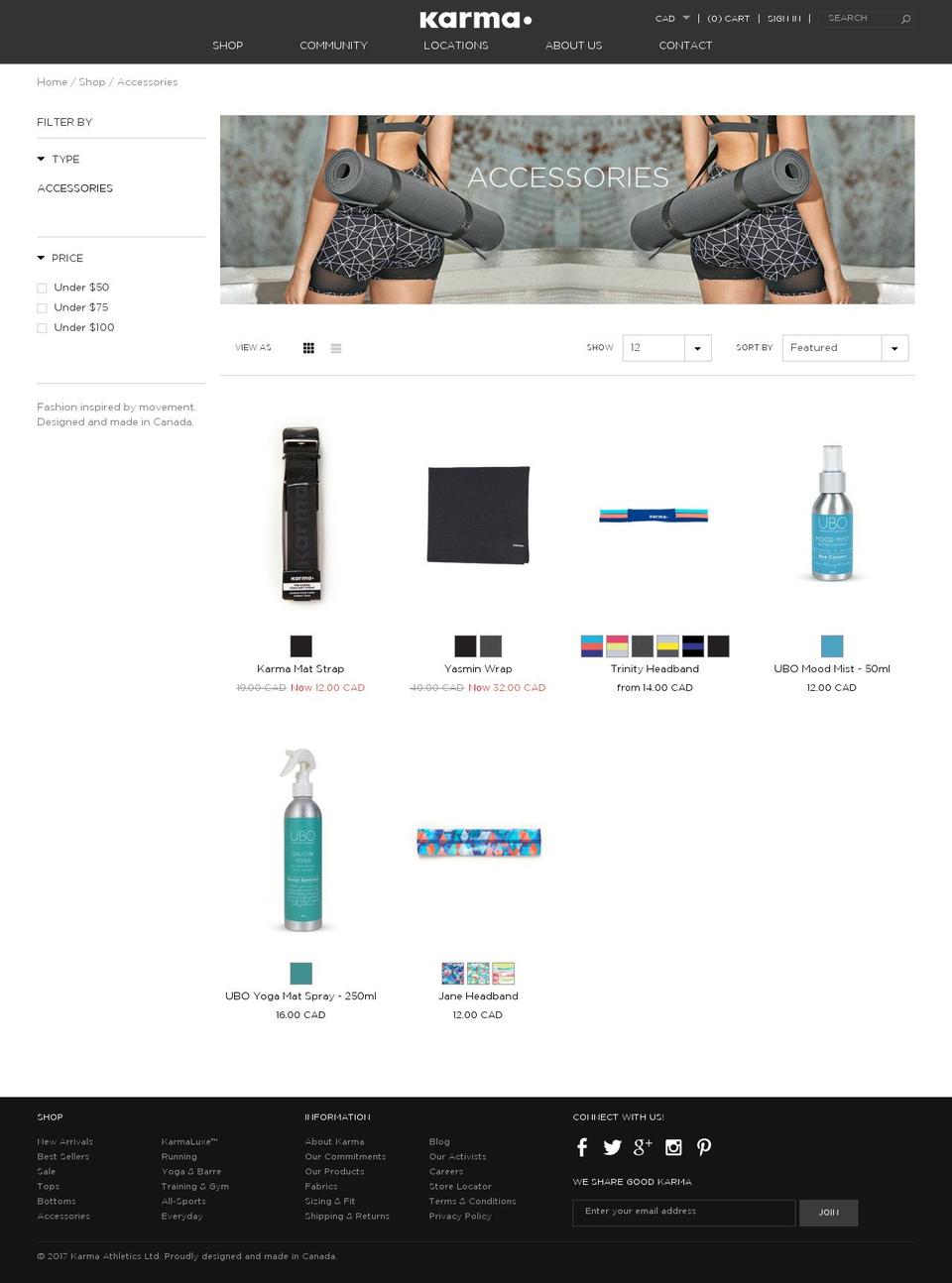 2018 January 1 - New Year Shopify theme site example karmamens.com