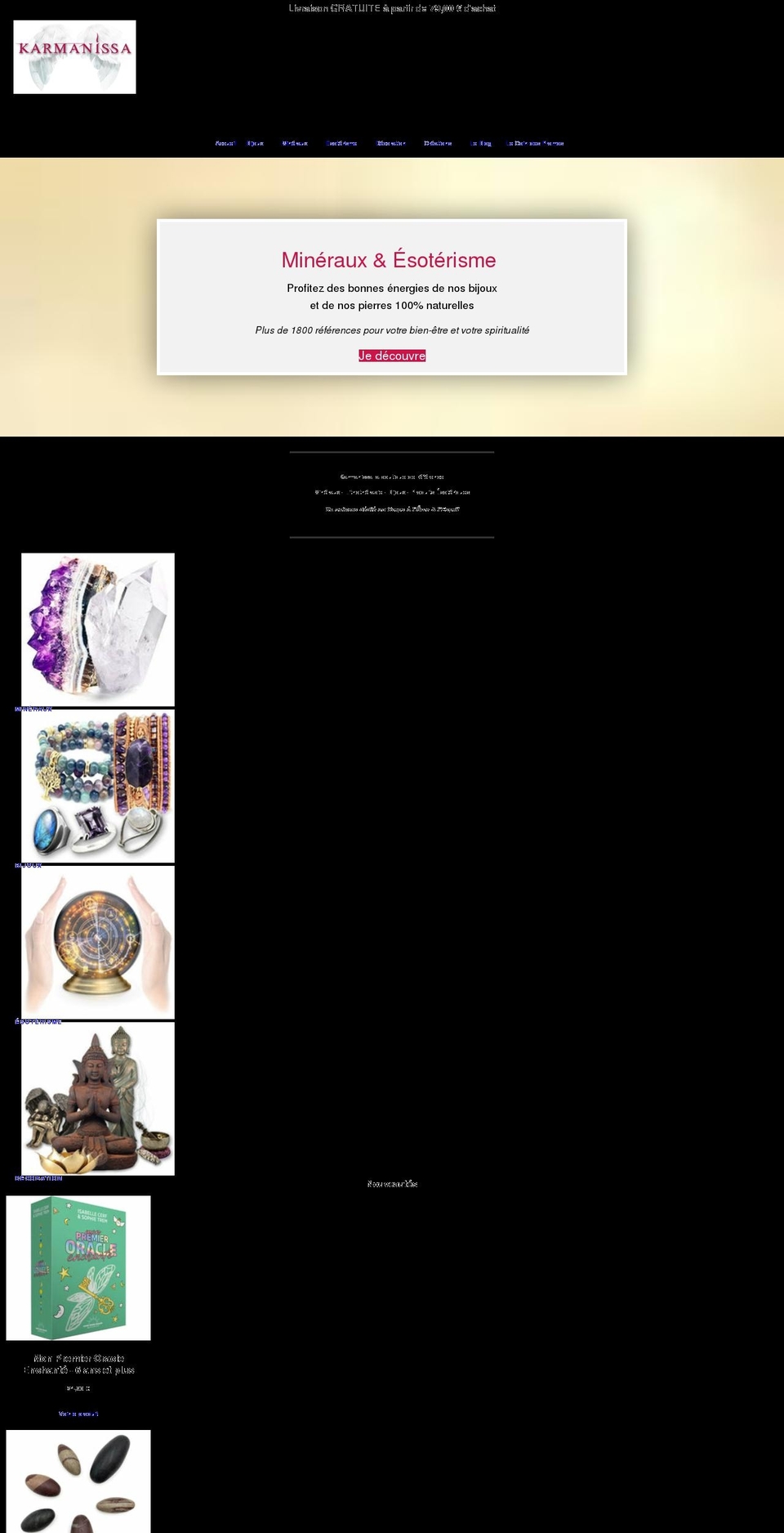 karmanissa.com shopify website screenshot