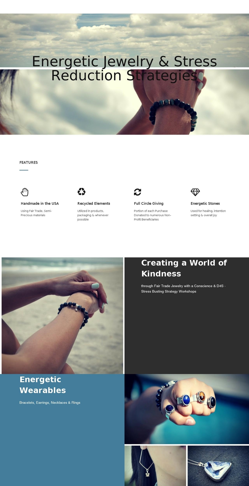 karmickindness.com shopify website screenshot