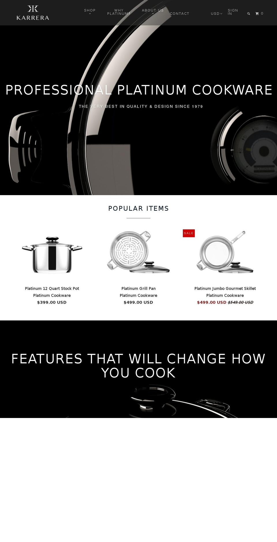 karrera.com shopify website screenshot