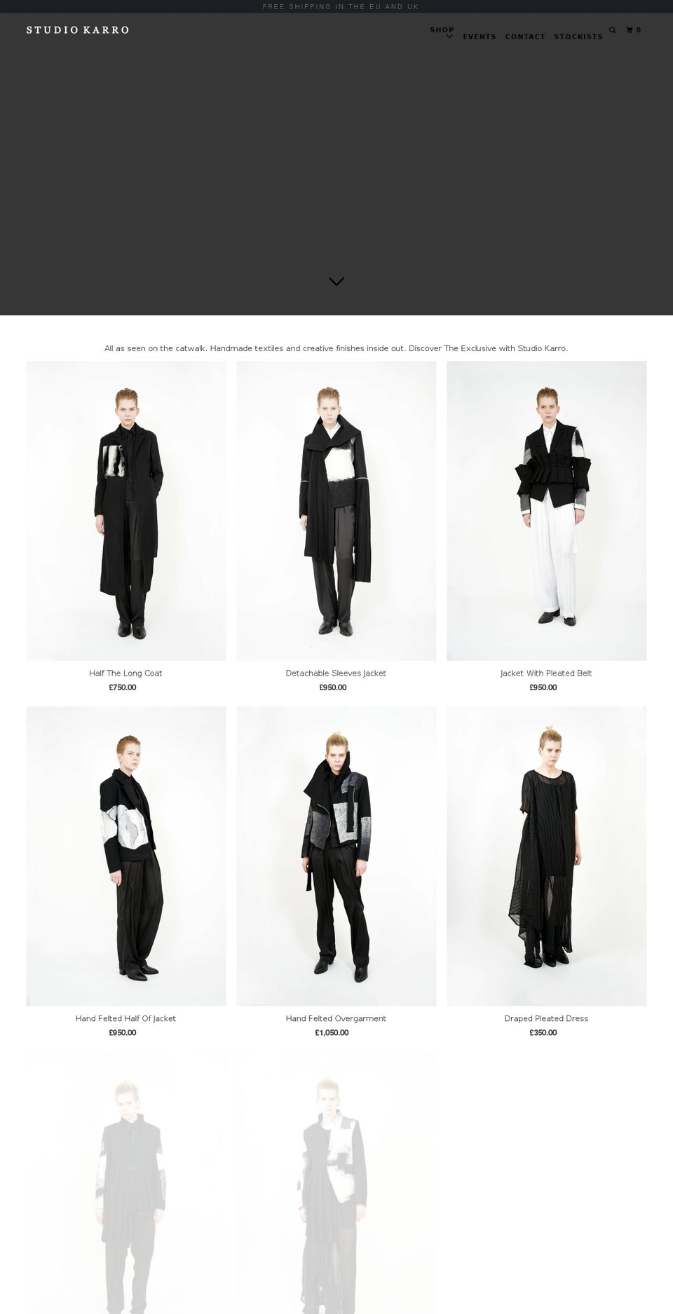 karroshop.com — Shopify storefront screenshot