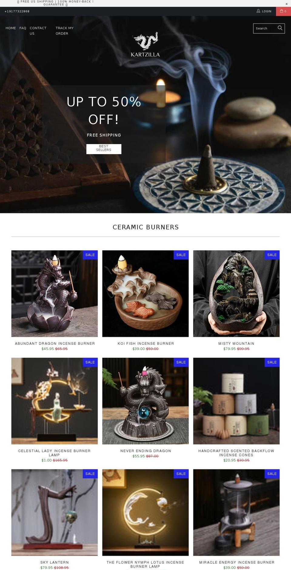 kart-zilla.com shopify website screenshot