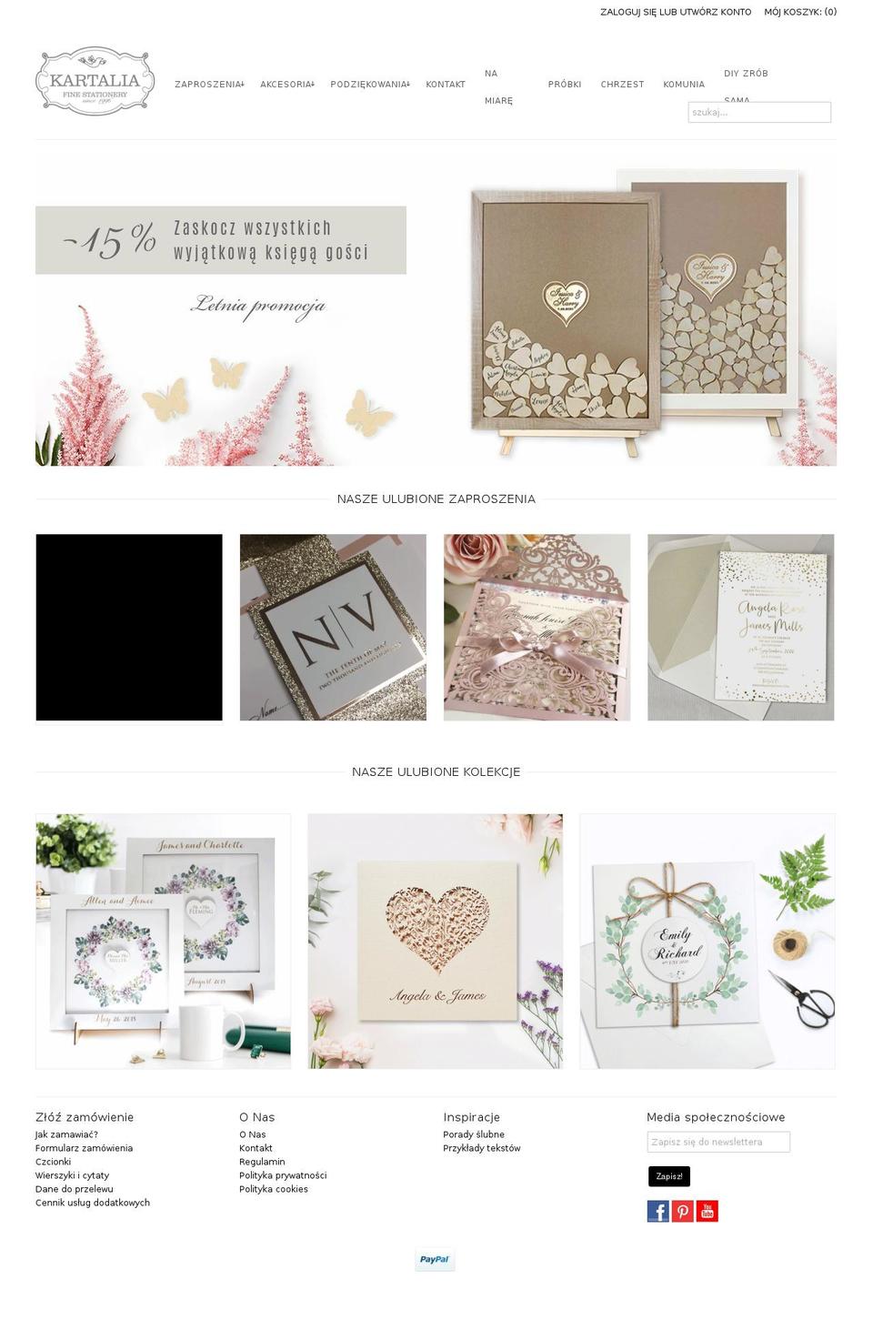 kartalia.myshopify.com shopify website screenshot