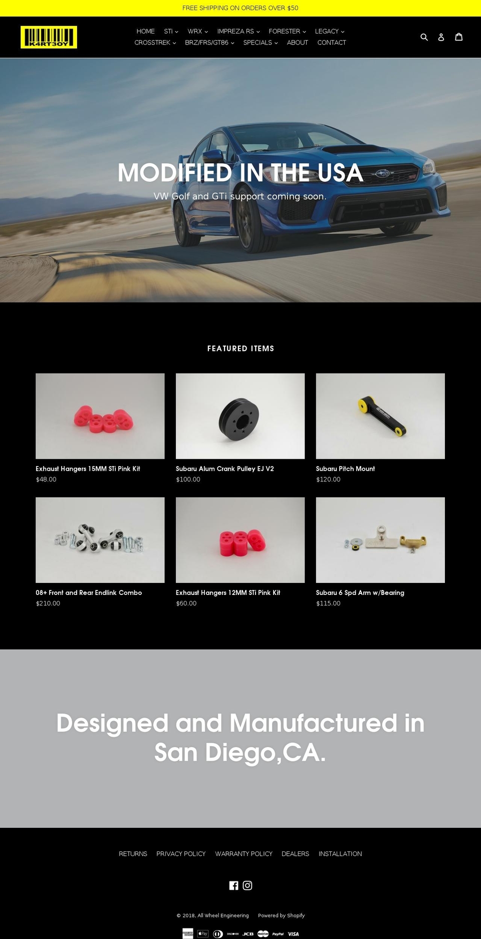 kartboy.com — Shopify storefront screenshot