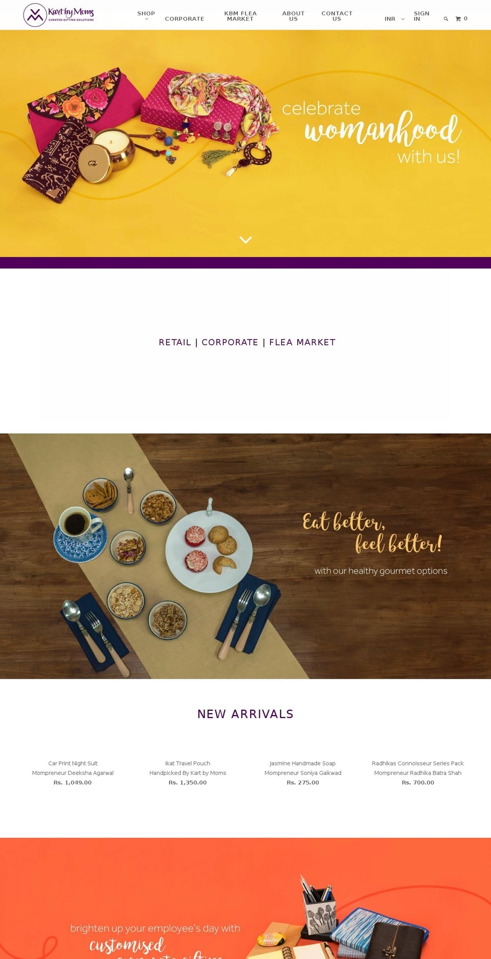 kartbymoms.com — Shopify storefront screenshot