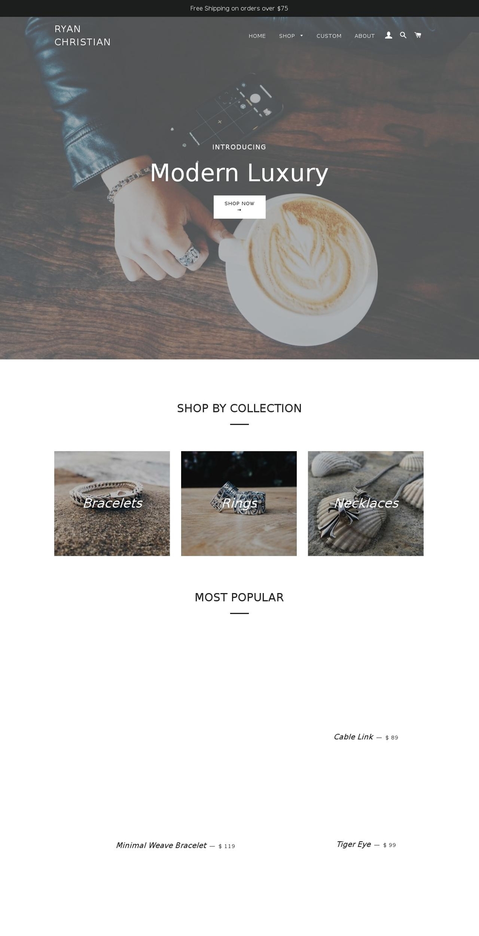 kartikajewelry.com — Shopify storefront screenshot
