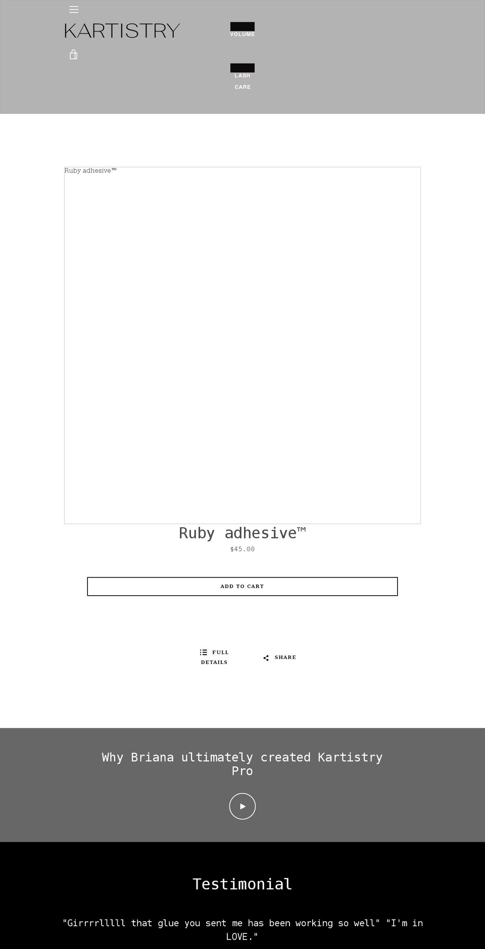 kartistrypro.com shopify website screenshot