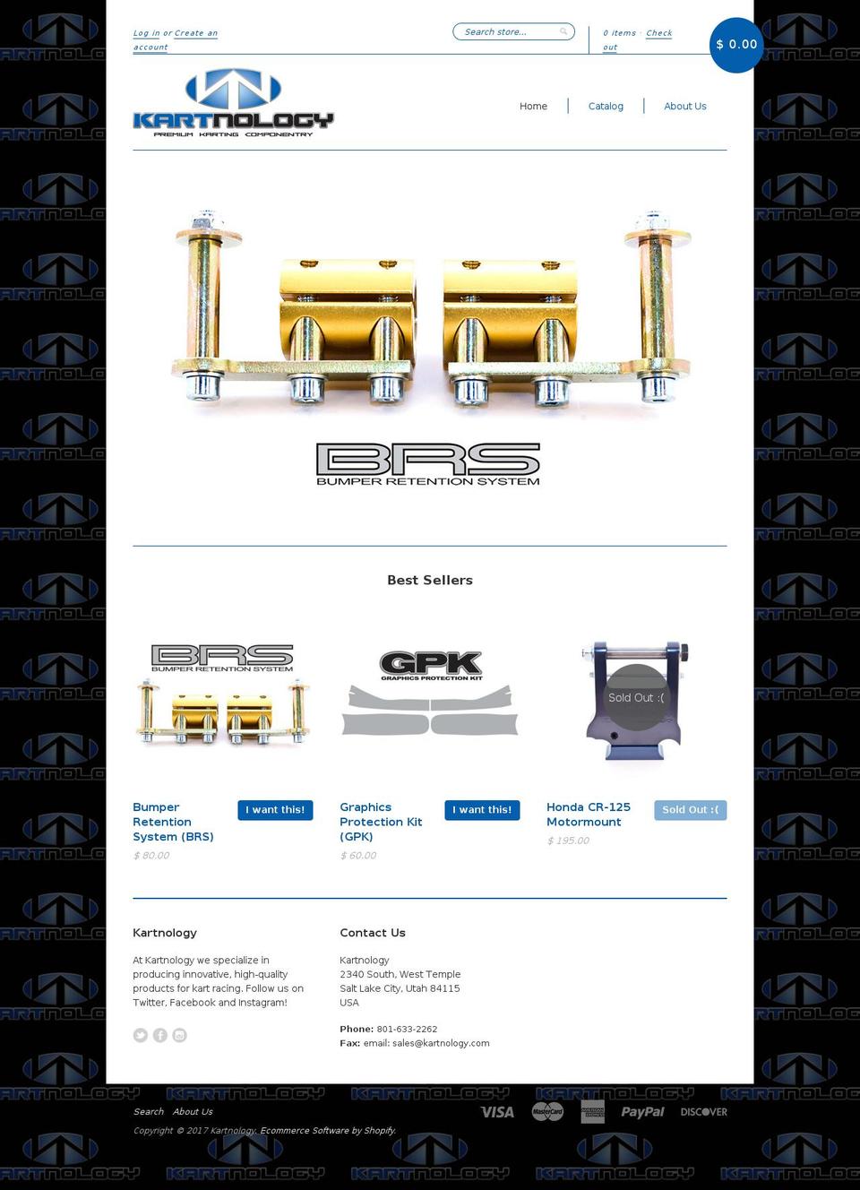 kartnology.com shopify website screenshot