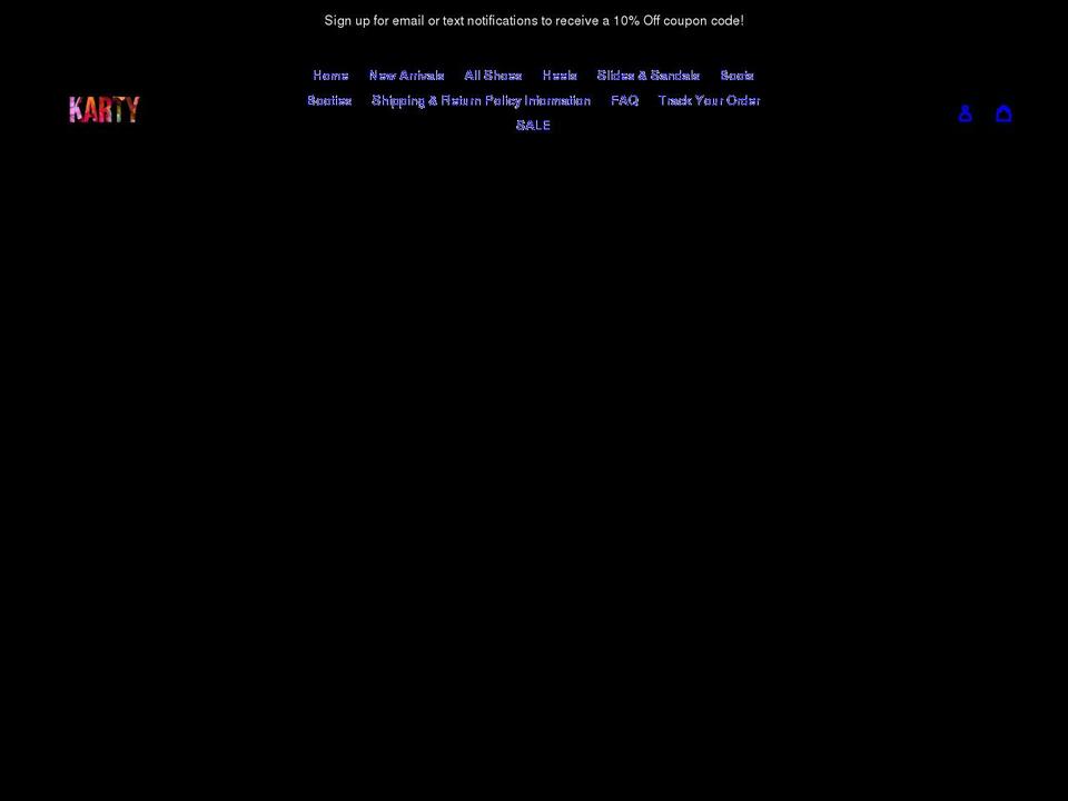 kartyfactory.com shopify website screenshot