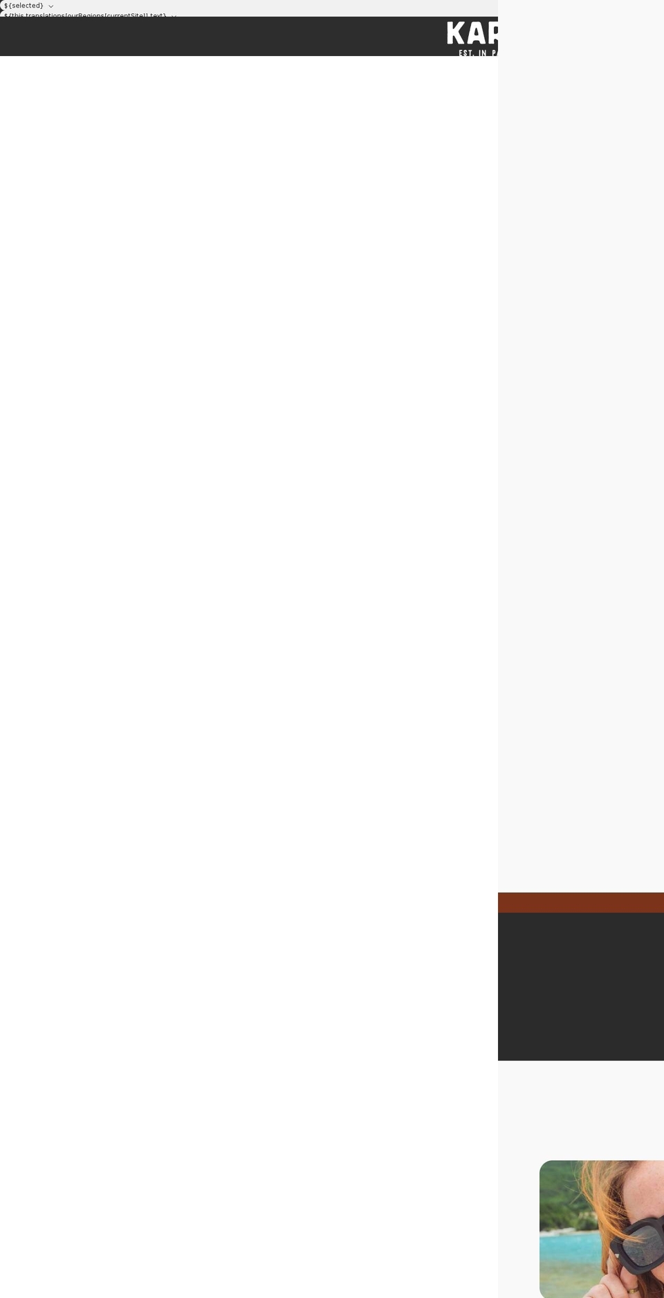 karuneyewear.com shopify website screenshot