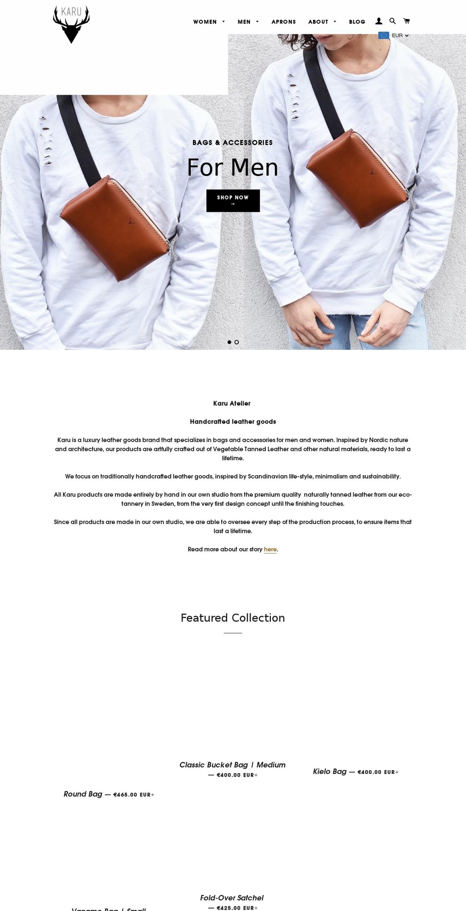 karuofficial.com — Shopify storefront screenshot