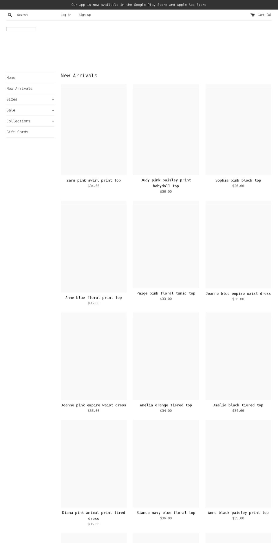 karyplussizecloset.com shopify website screenshot