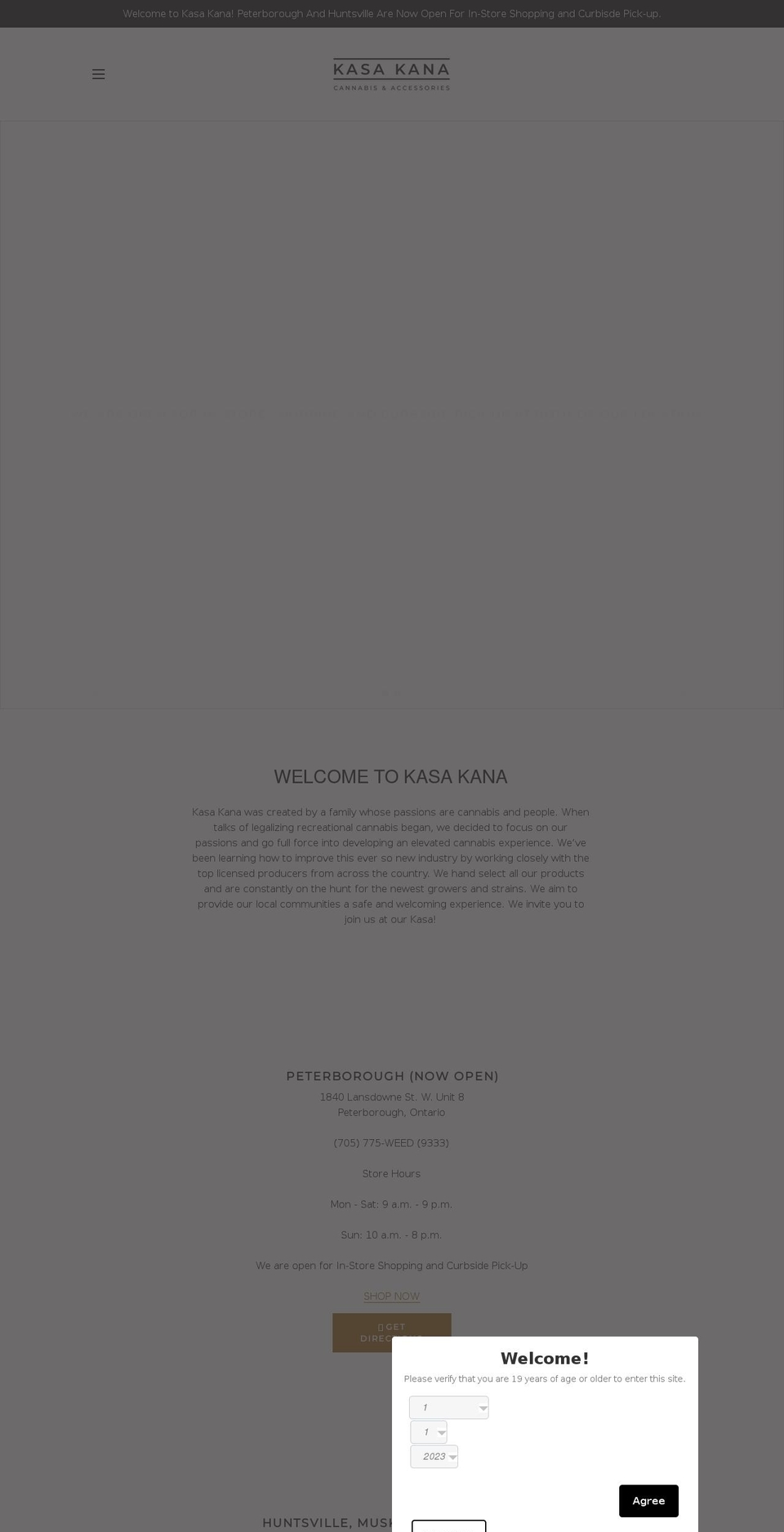kasakana.com shopify website screenshot