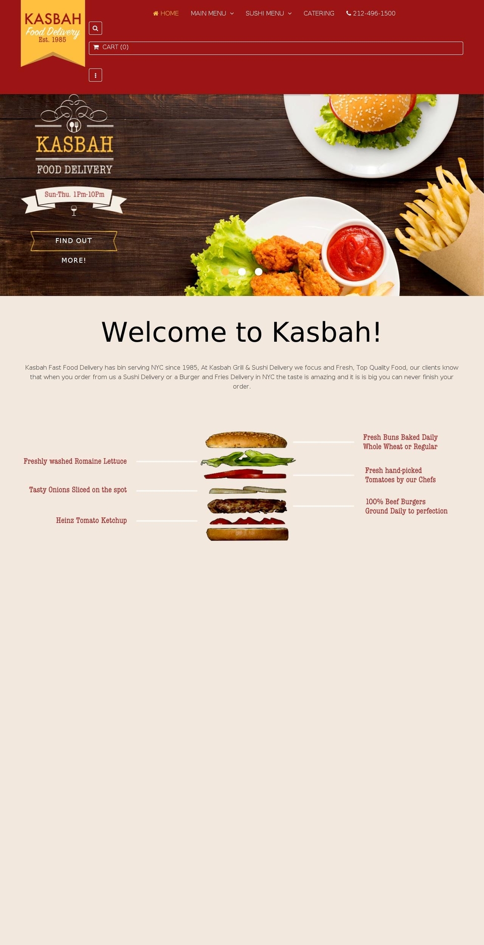 yumme-r10 Shopify theme site example kasbahdelivery.com