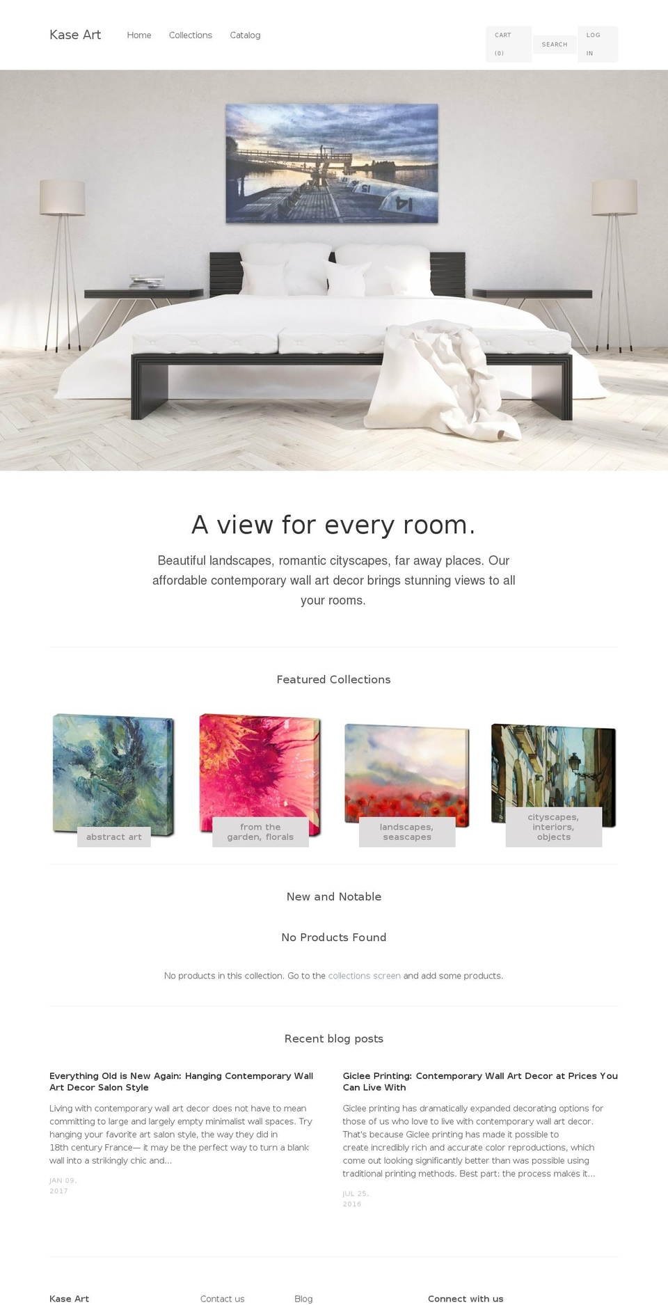 kaseart.com shopify website screenshot