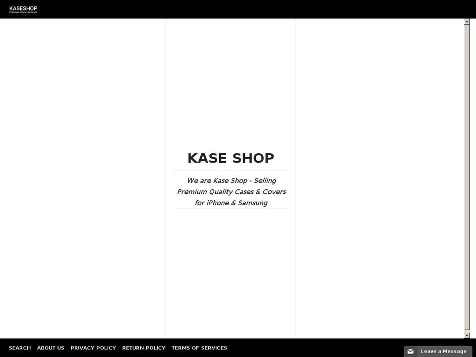 kaseshop.com shopify website screenshot