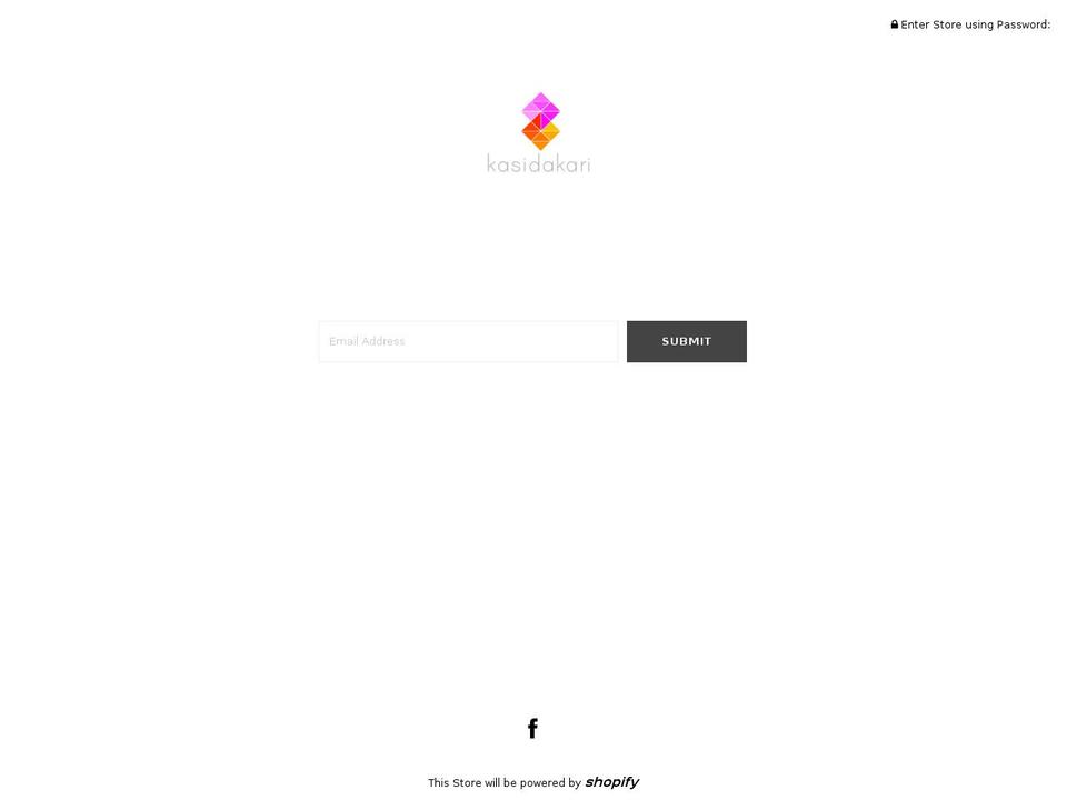 kasidakari.com — Shopify storefront screenshot
