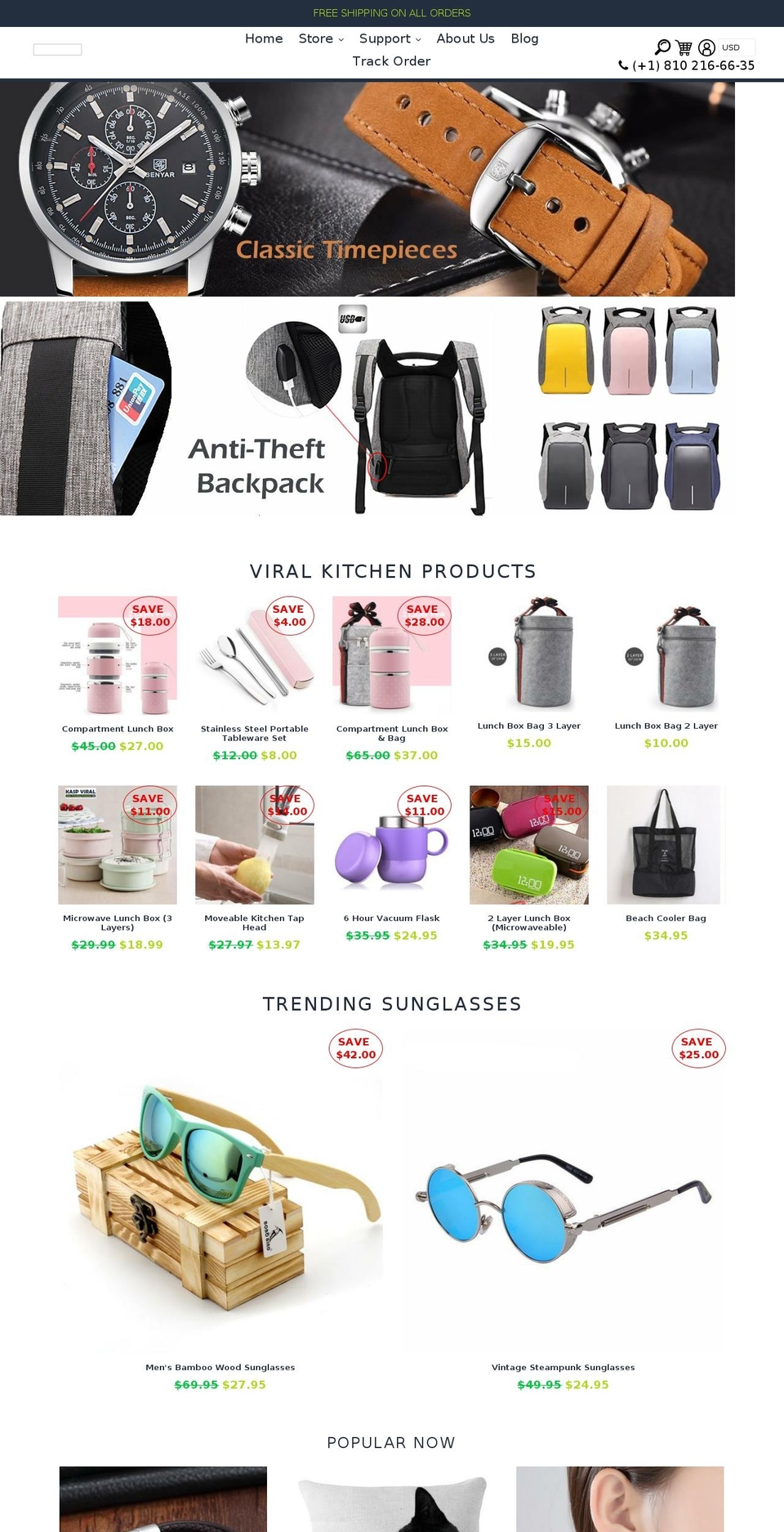 kaspviral.com shopify website screenshot