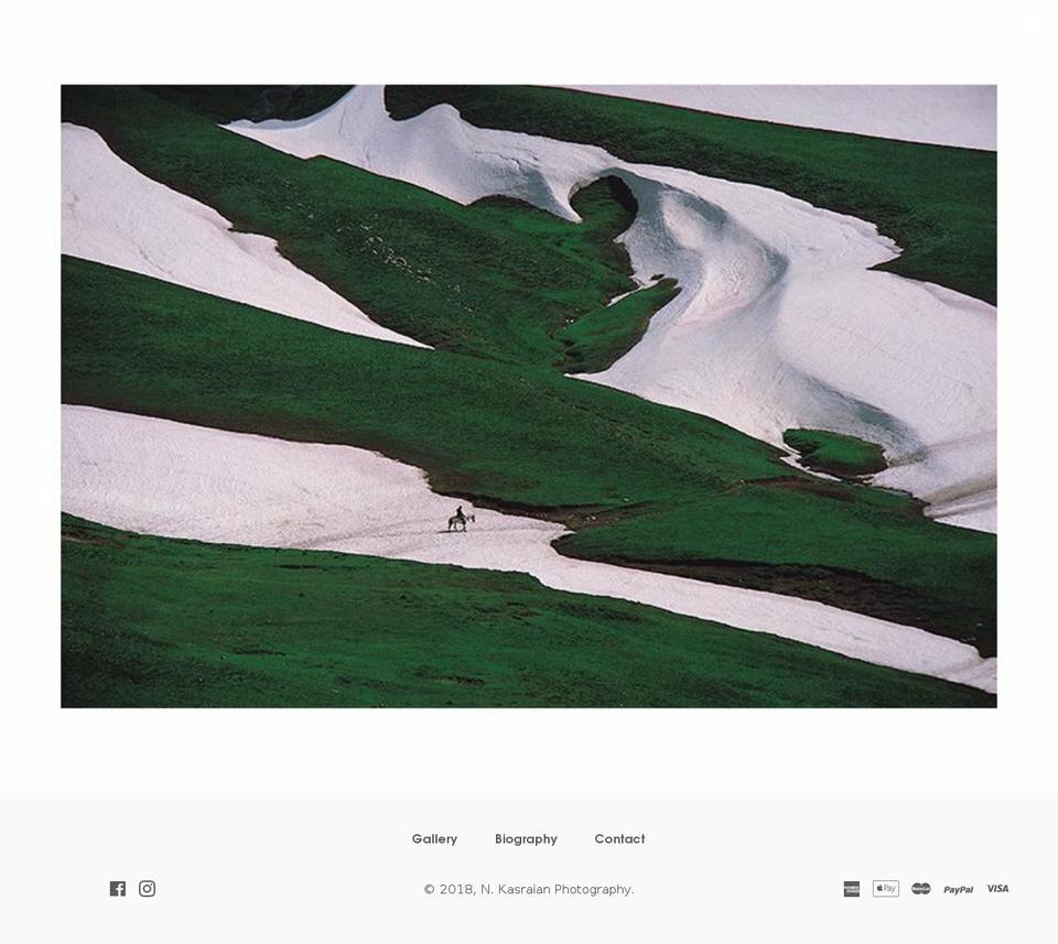 kasraian.org shopify website screenshot