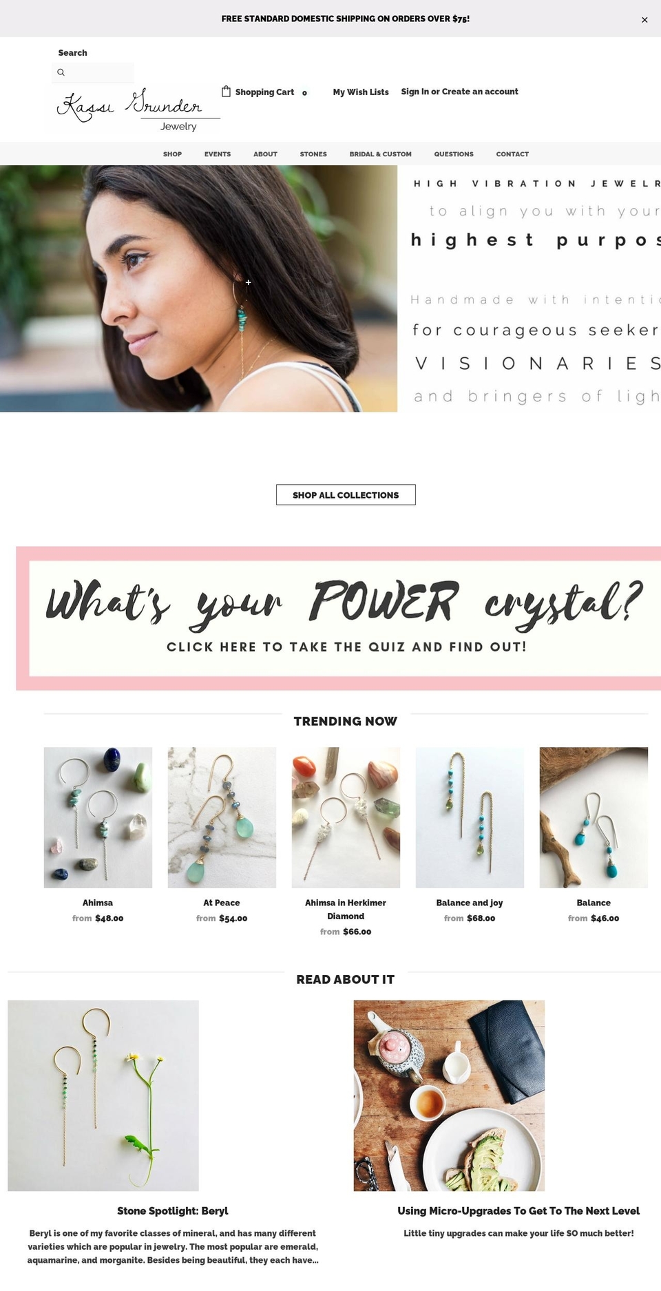 kassigrunder.com shopify website screenshot