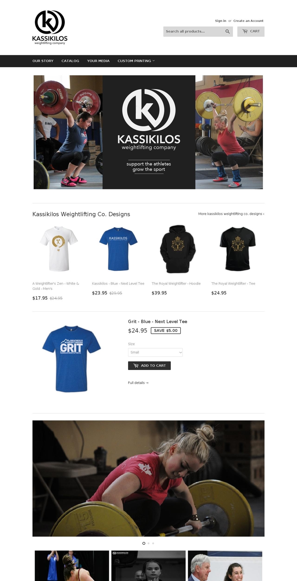 kassikilos.com shopify website screenshot