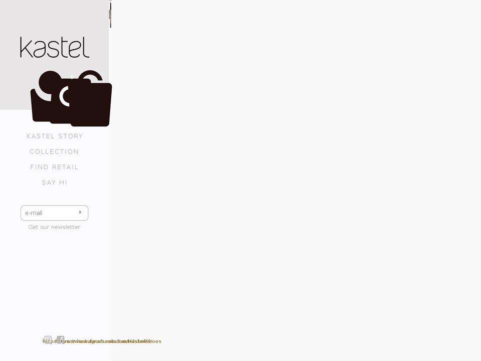 kastelclothing.com — Shopify storefront screenshot