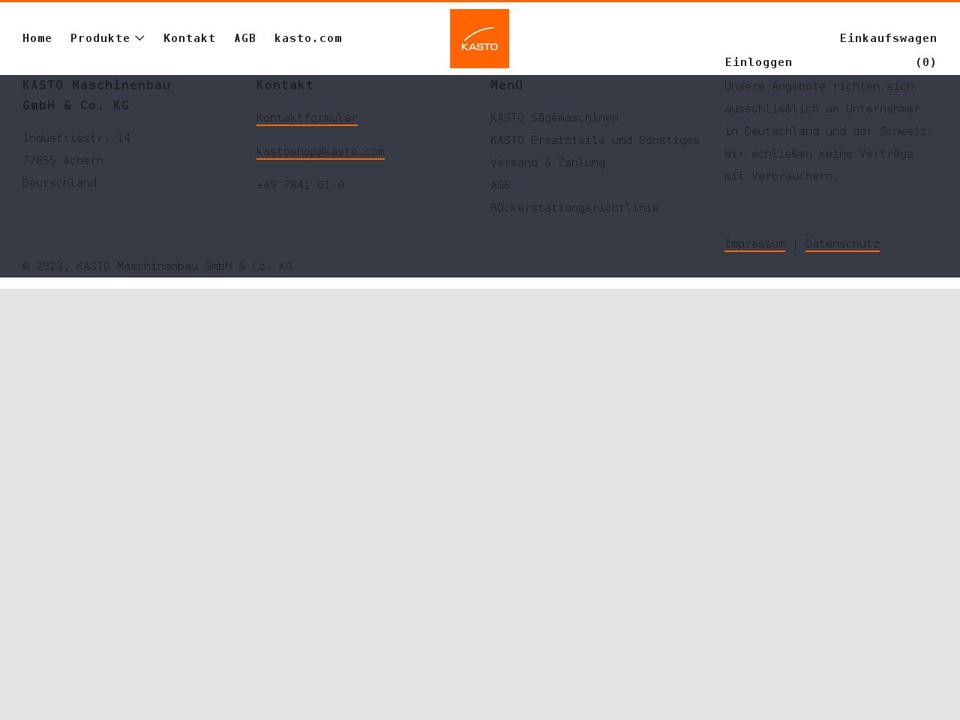 kastoshop.com shopify website screenshot