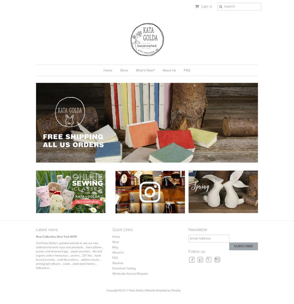 katagolda.com shopify website screenshot