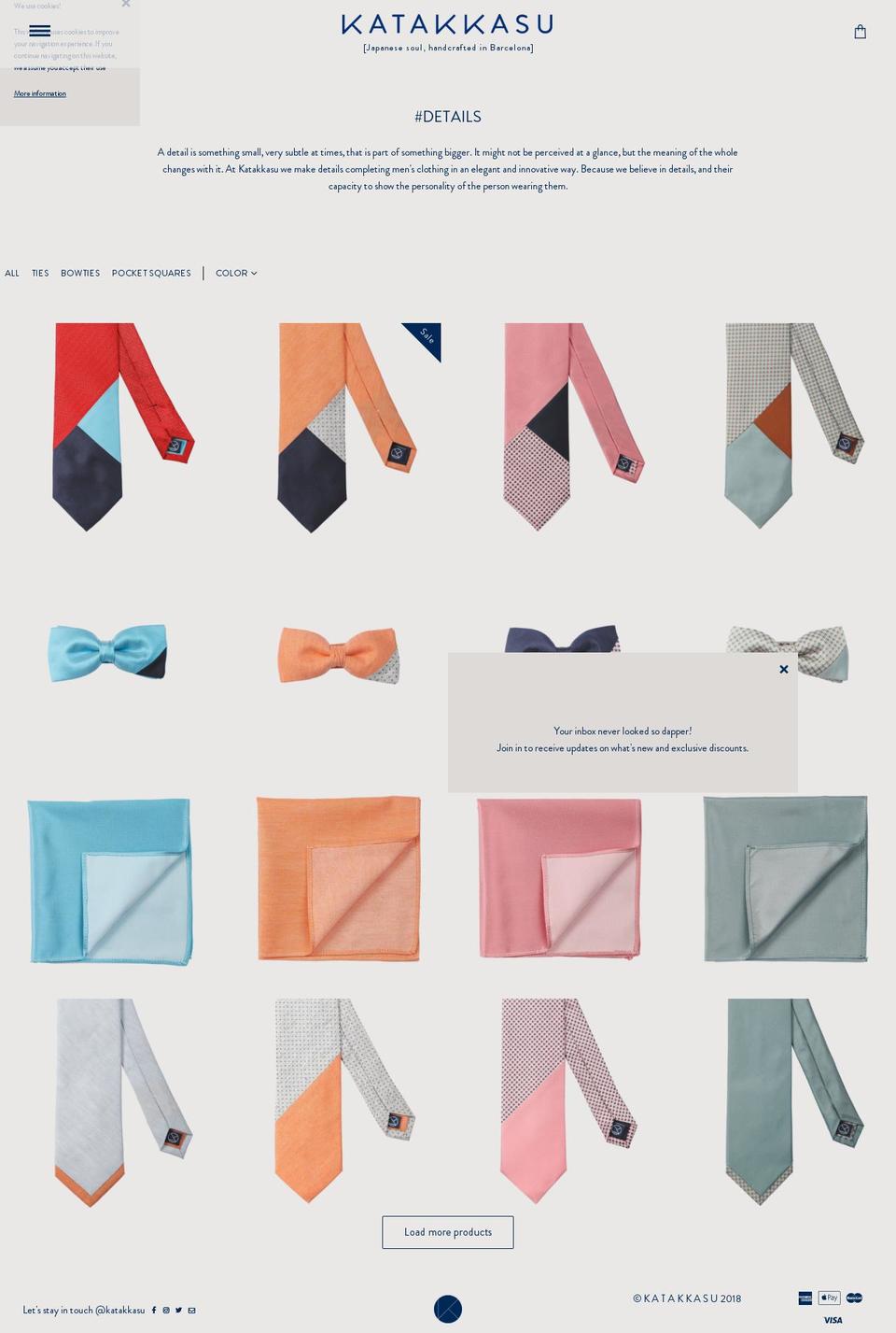 katakkasu.com — Shopify storefront screenshot
