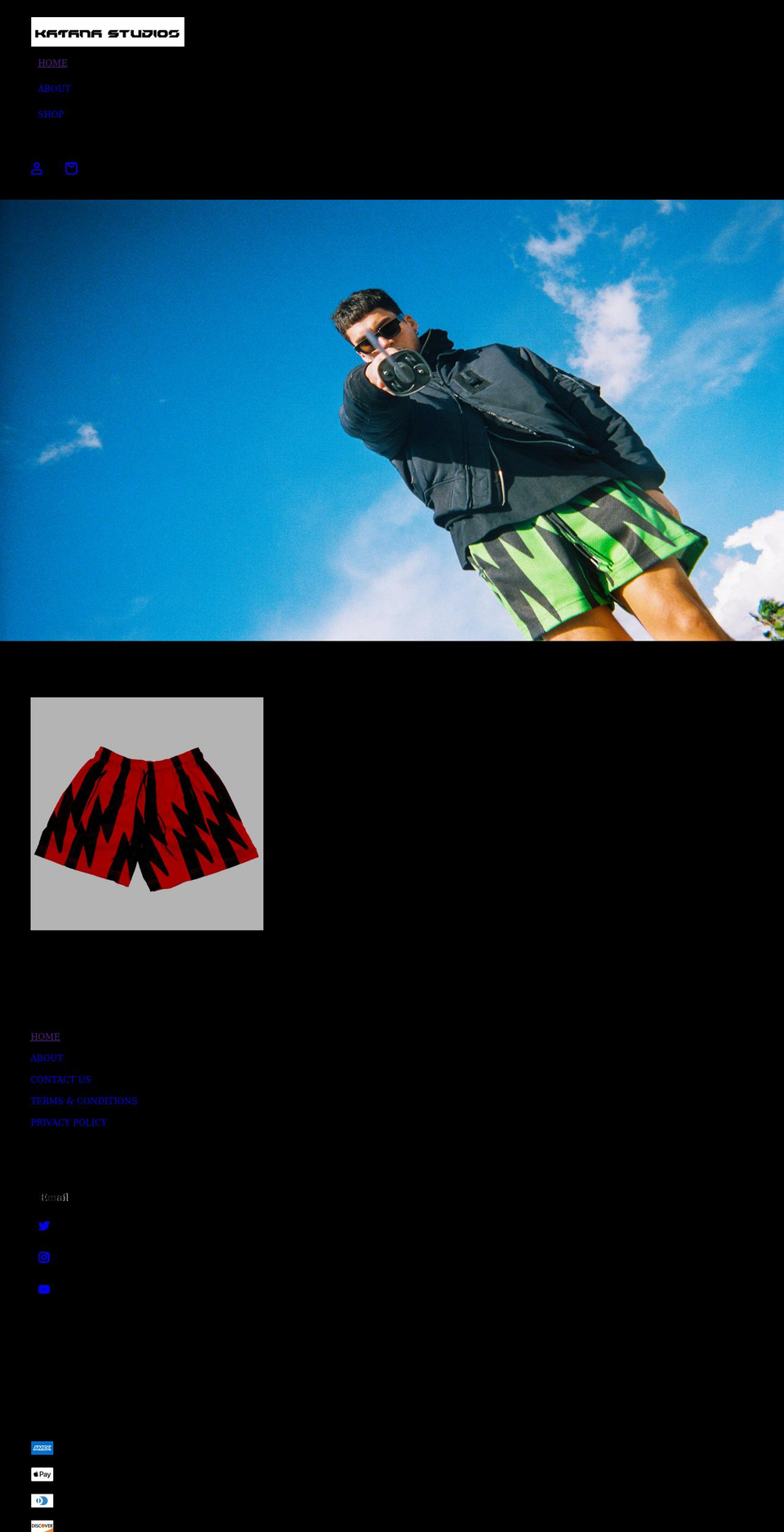 katana-studios.com shopify website screenshot