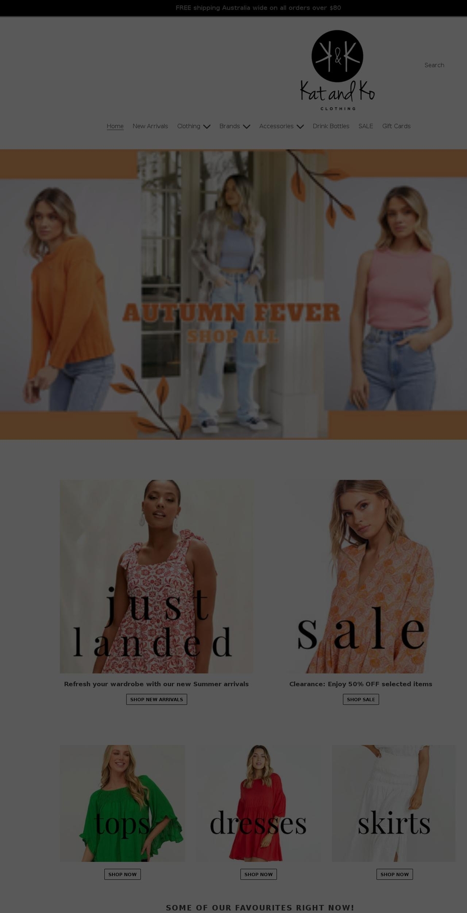 katandko.com.au shopify website screenshot
