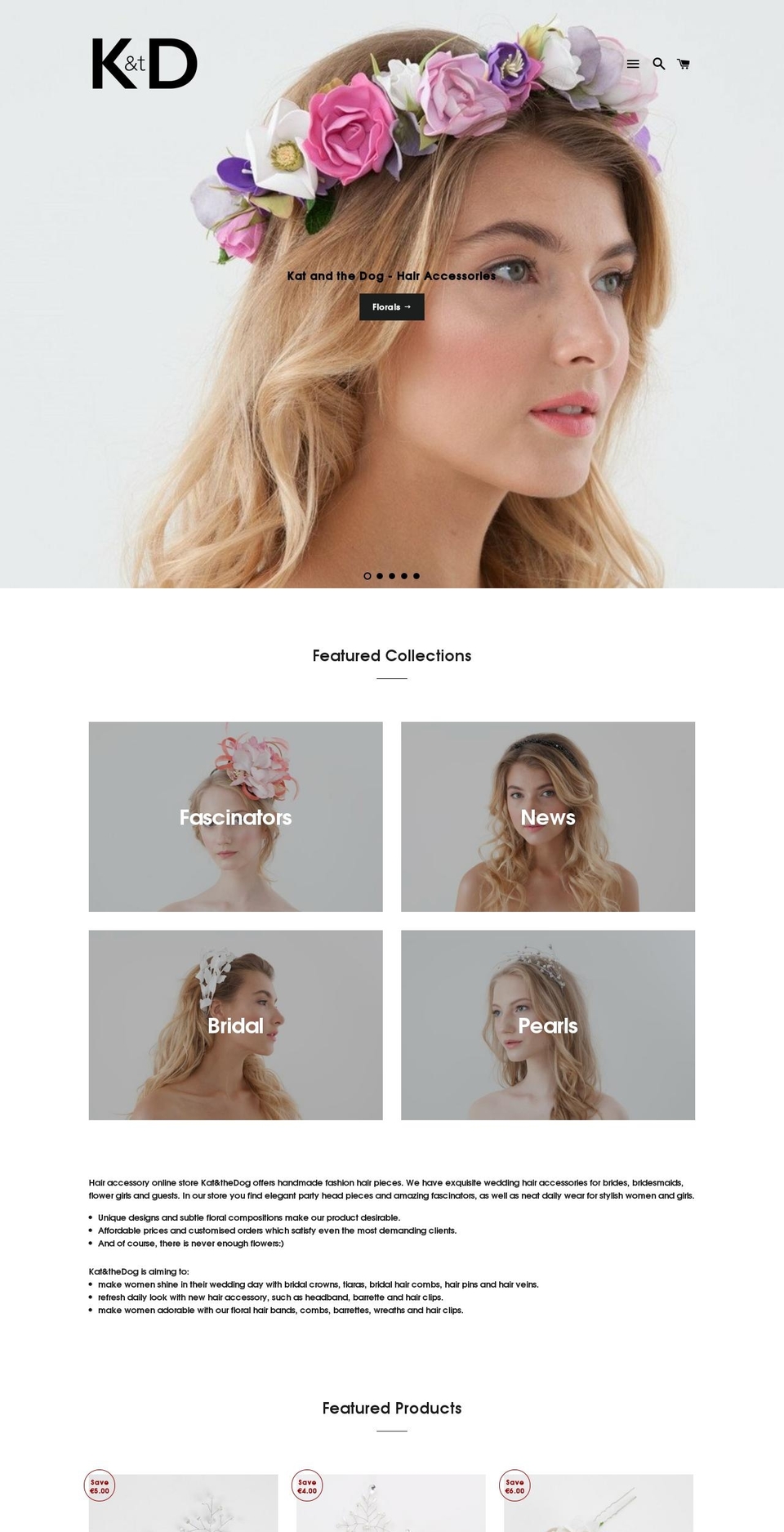 katandthedog.com shopify website screenshot