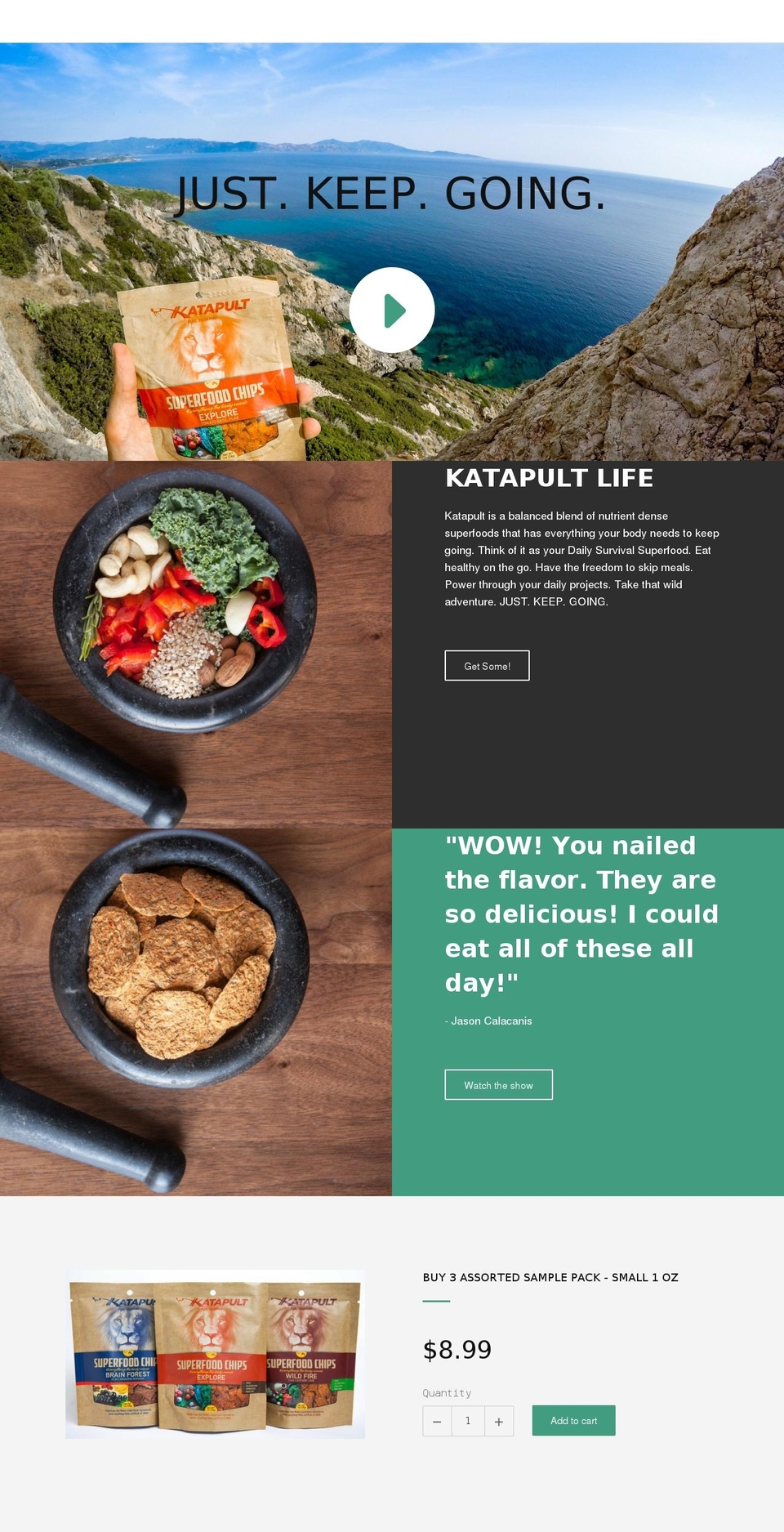 katapultenergy.com — Shopify storefront screenshot