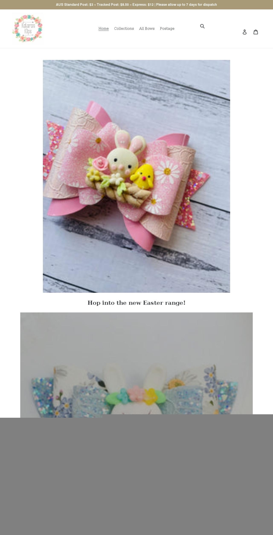 katarasklips.com shopify website screenshot