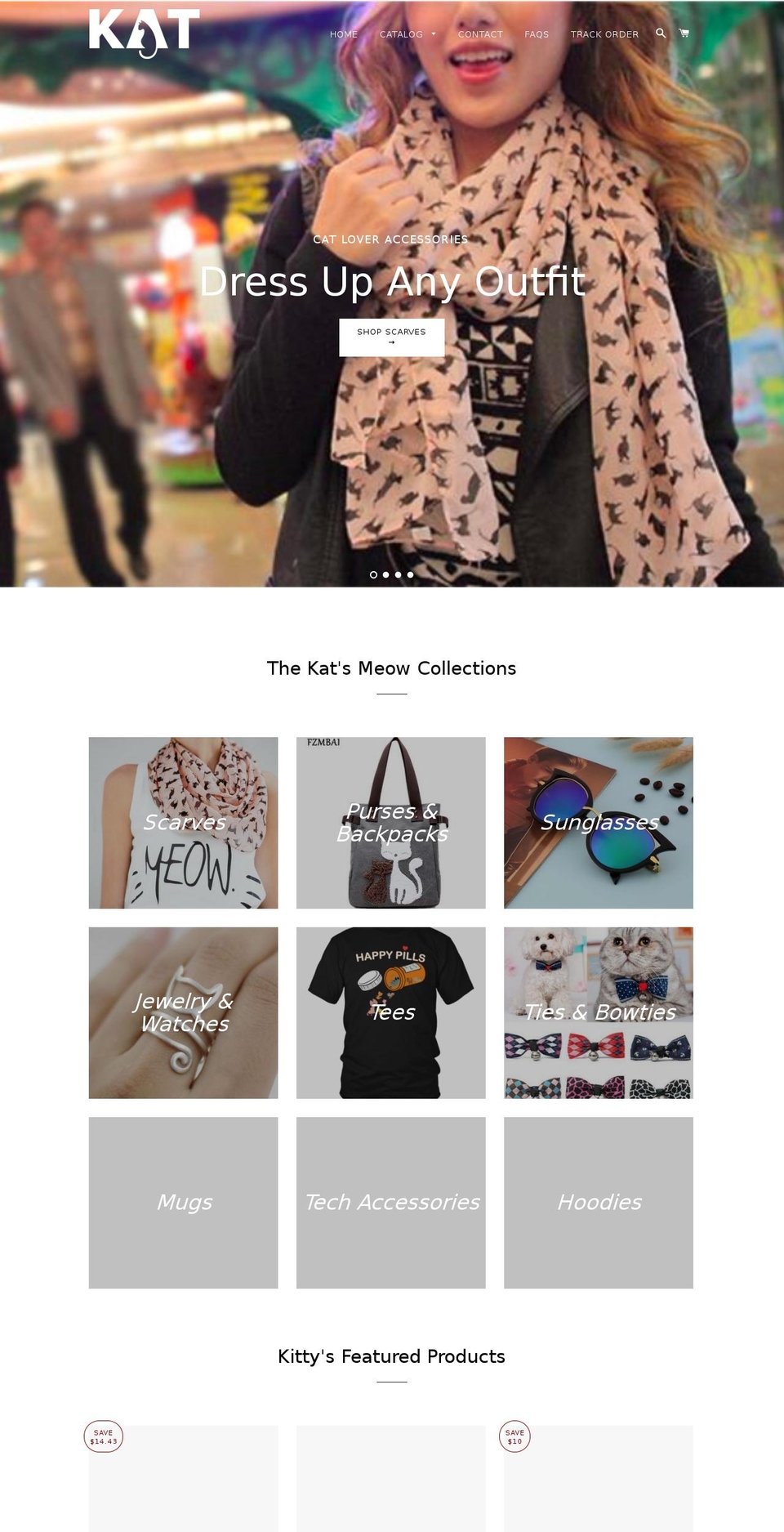 katcollectibles.com — Shopify storefront screenshot
