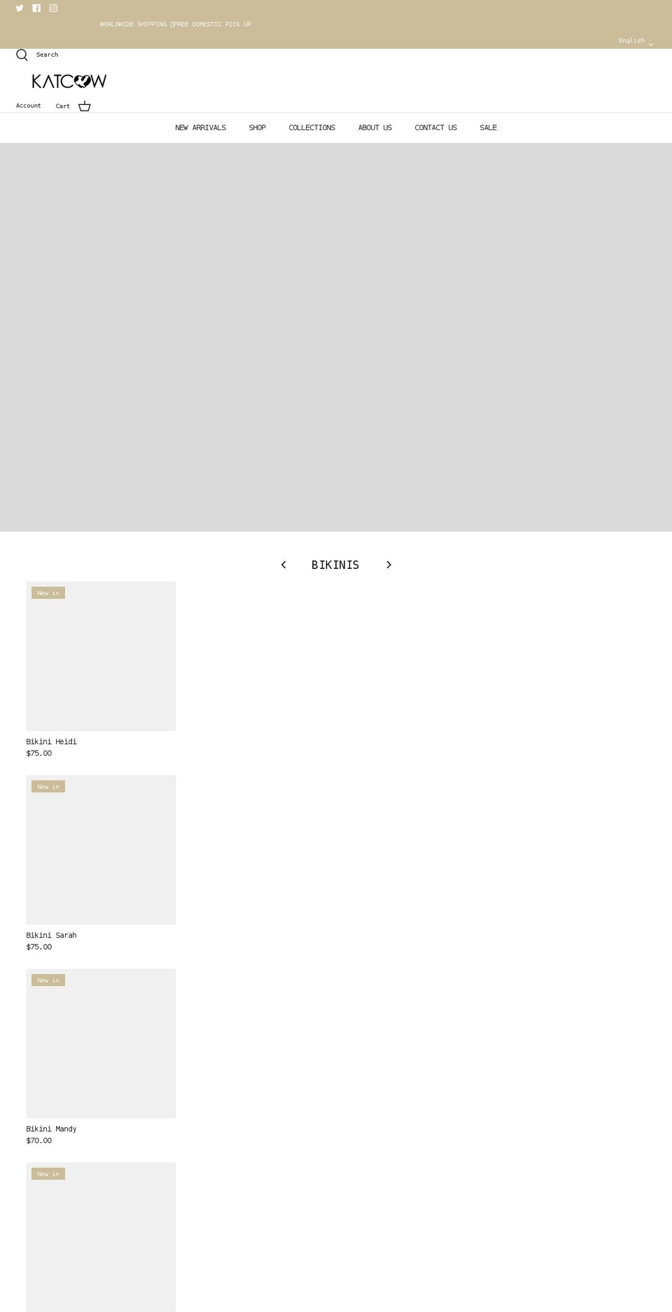 katcowshop.com shopify website screenshot