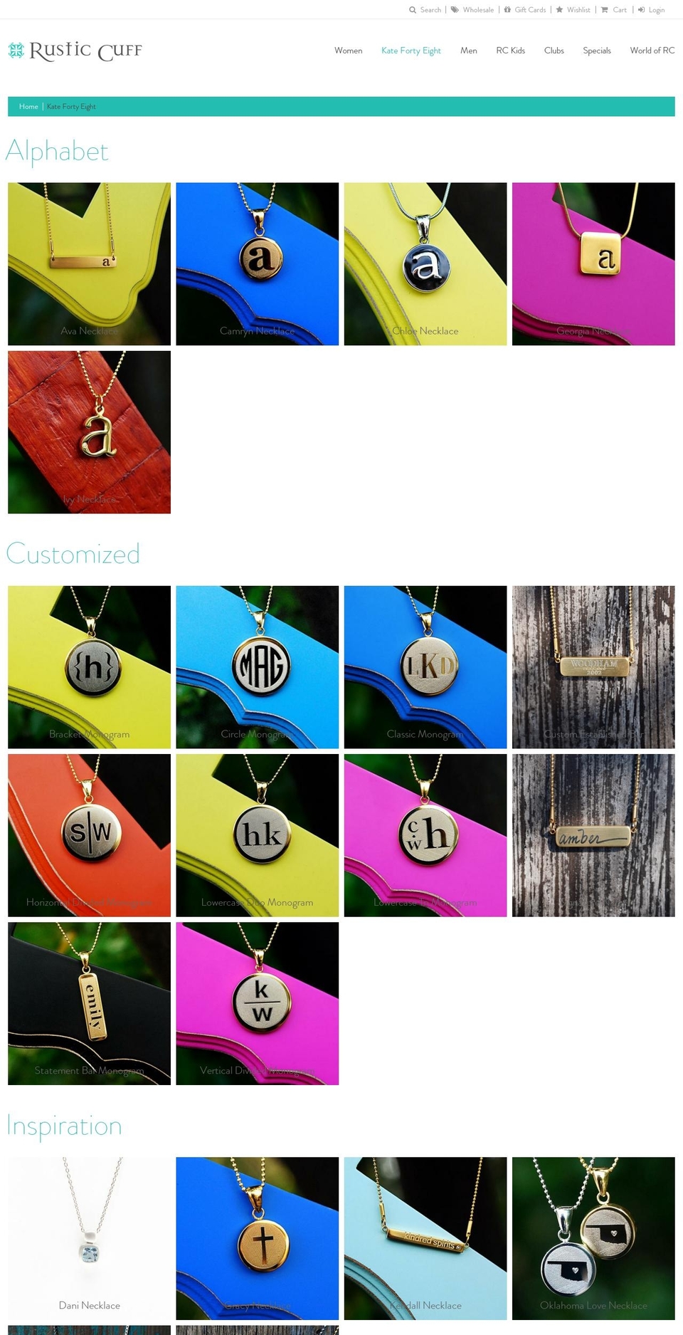 Rustic Cuff Shopify theme site example kate48.com