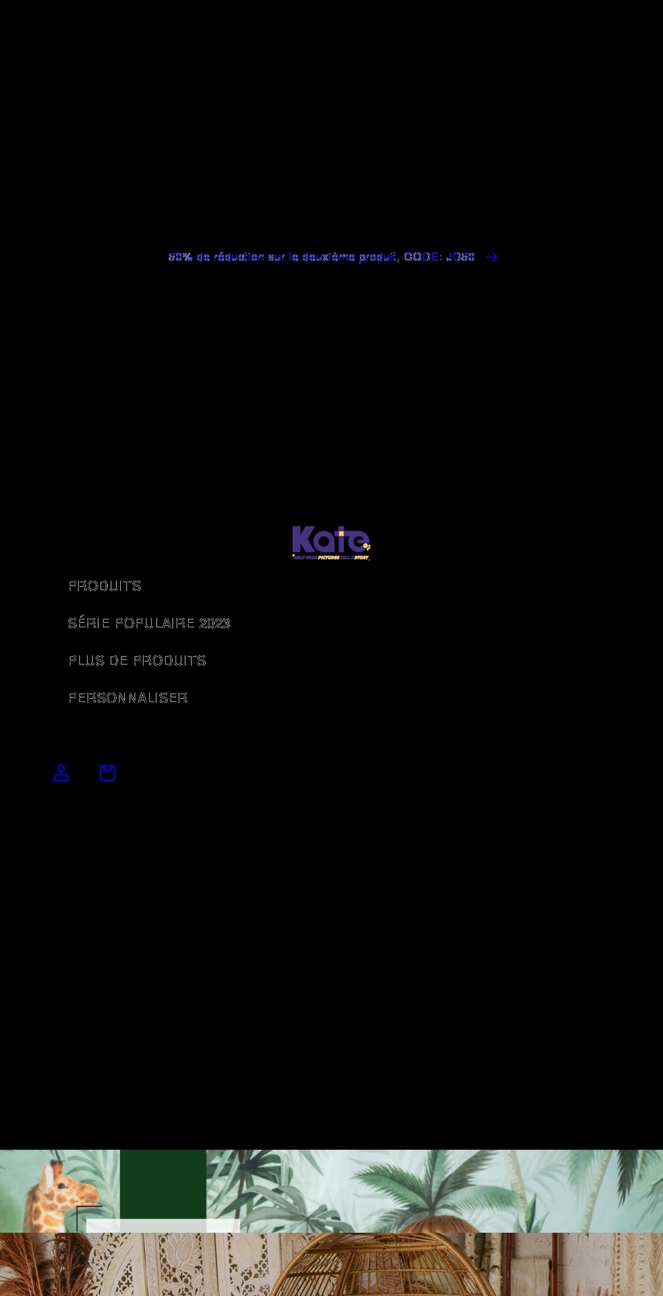 kate Shopify theme site example katebackdrop.fr