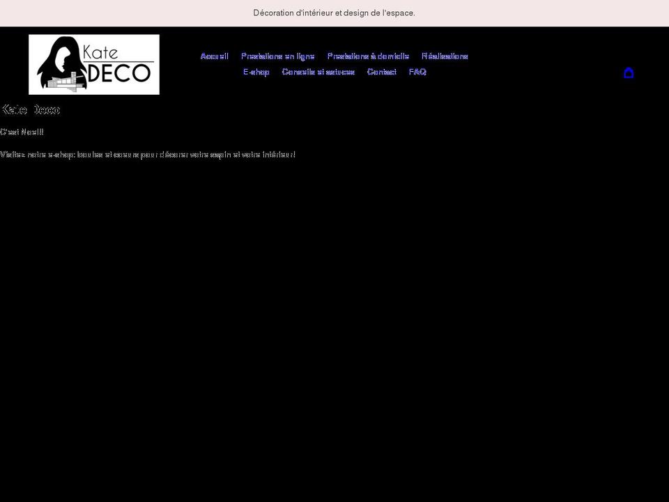katedeco.com shopify website screenshot