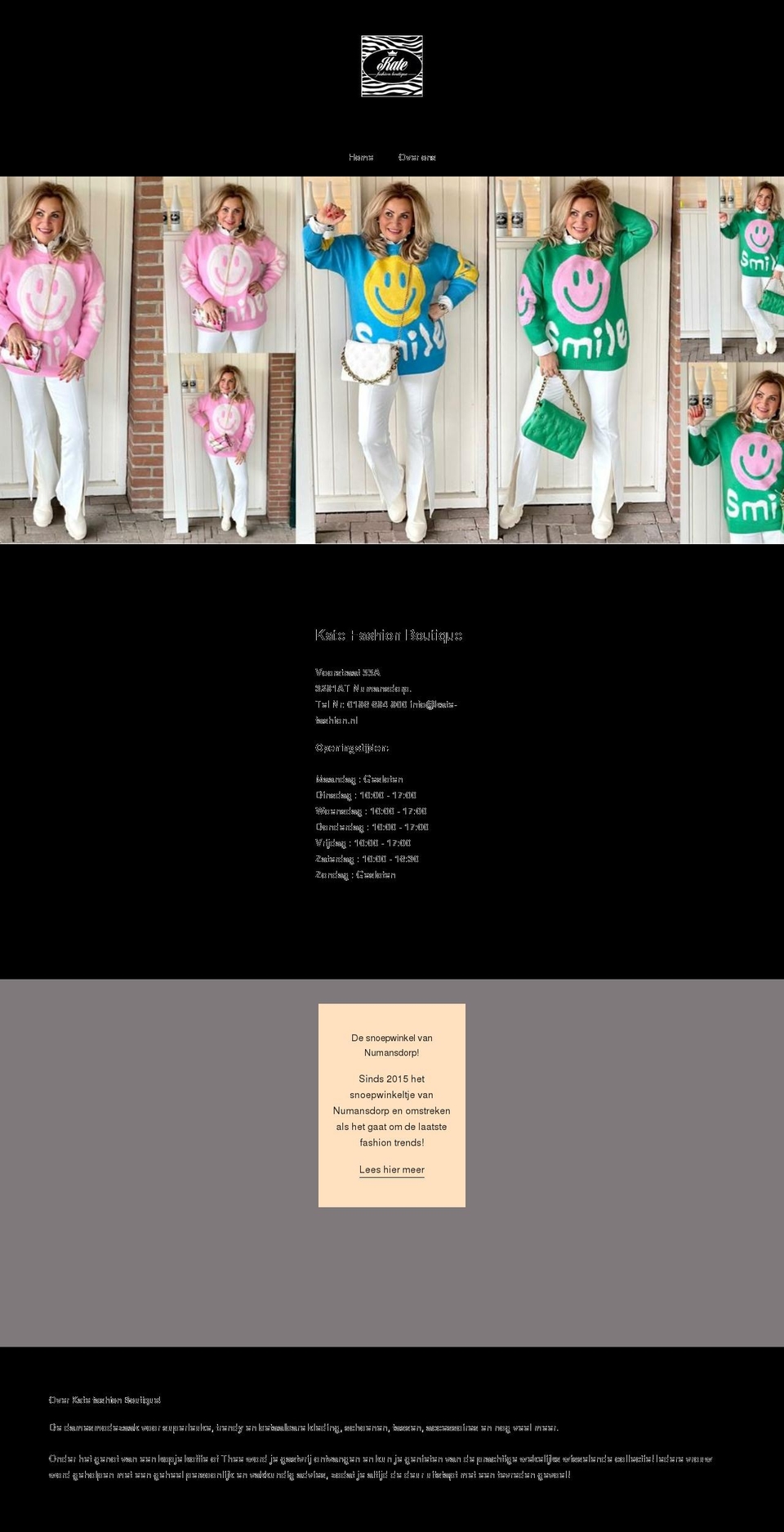 katefashion.shop shopify website screenshot