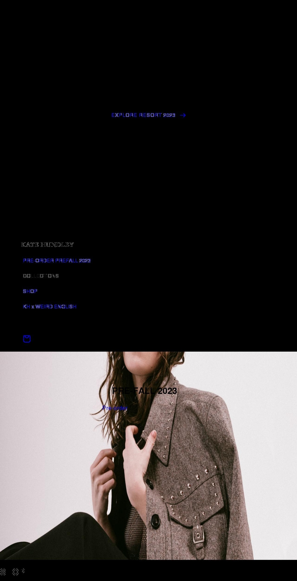 katehundley.com shopify website screenshot