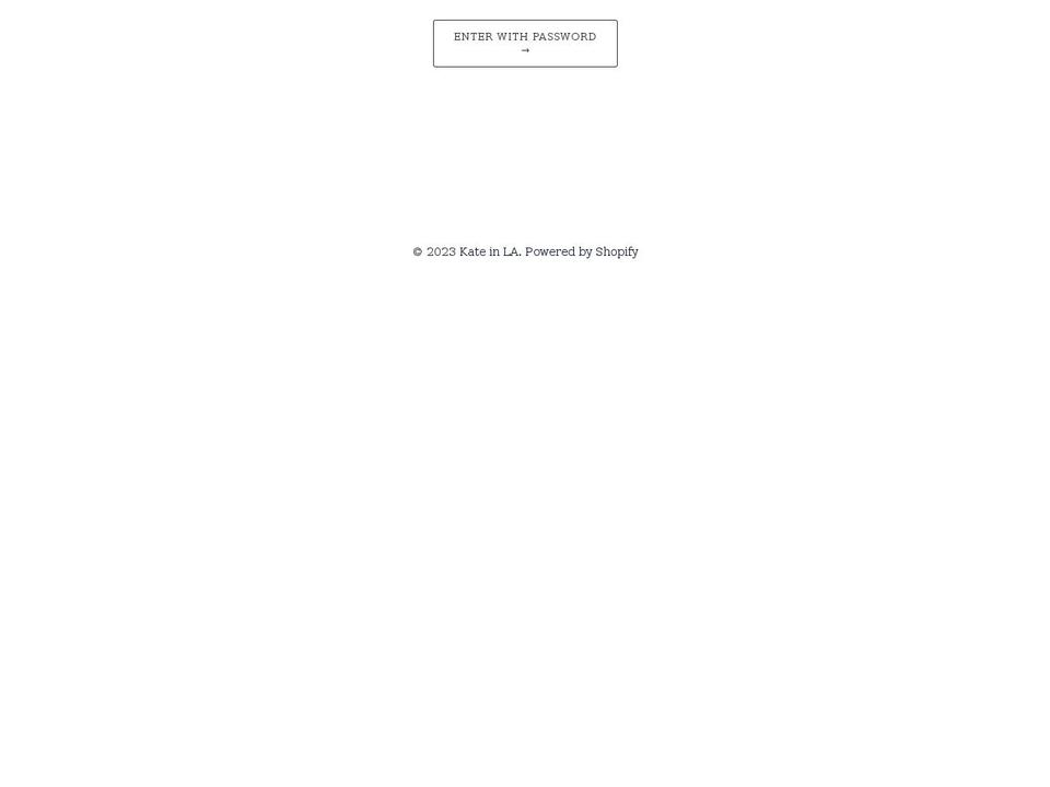 kateinla.com shopify website screenshot