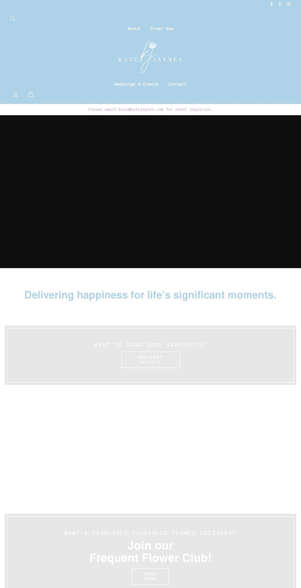 katejaynes.com shopify website screenshot