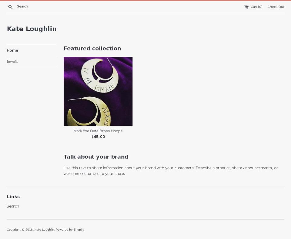 kateloughlinart.com — Shopify storefront screenshot